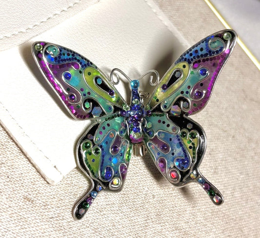 Broche « Papillon enchanté »