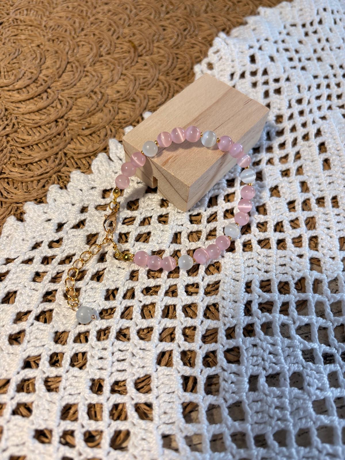 Bracelet « Rosé du matin » Doré