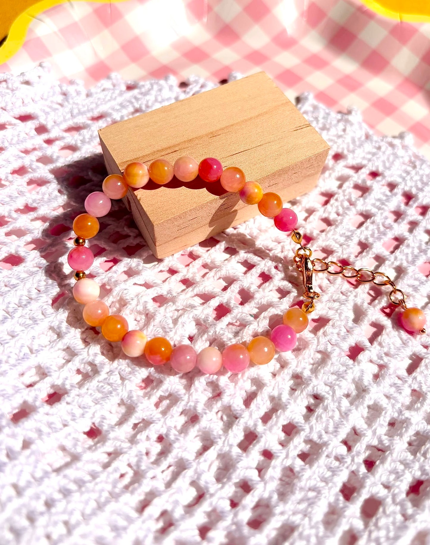 Bracelet « Symphonie d’été » Doré