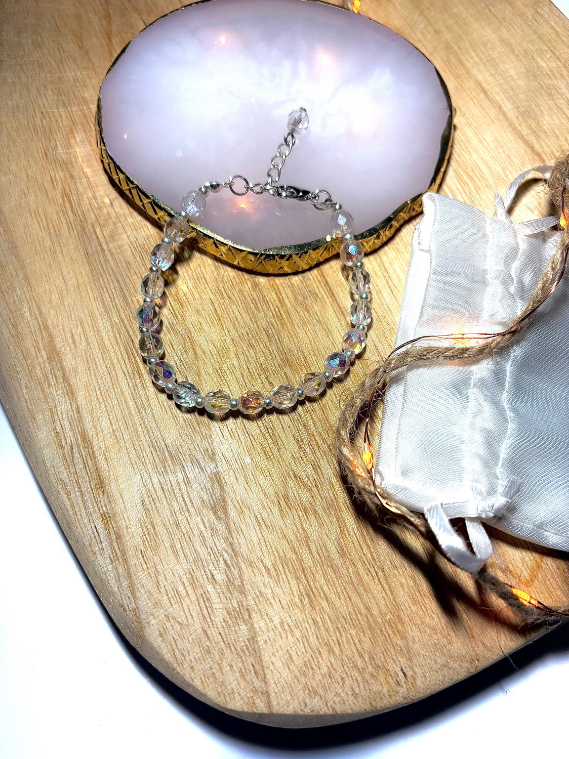 Silver "Burst of Light" Bracelet