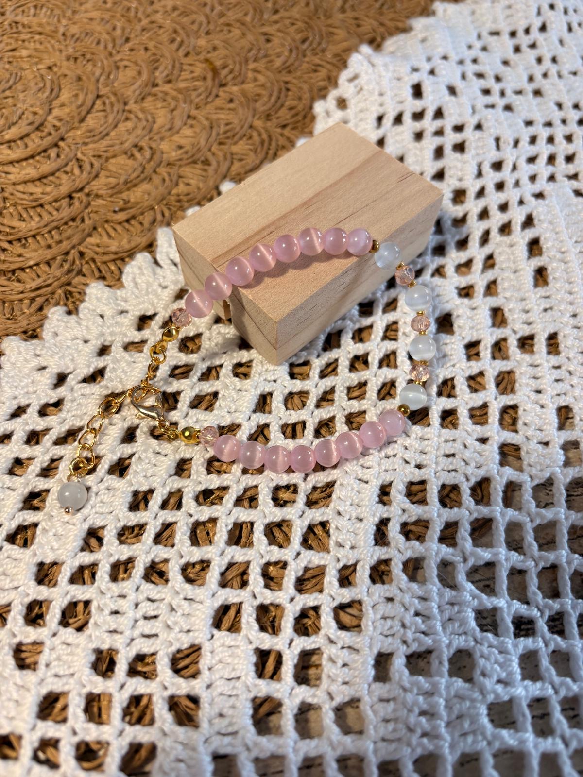 Bracelet « Rosé du matin » Doré