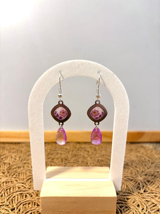Boucles d’oreilles « Murmure floral »