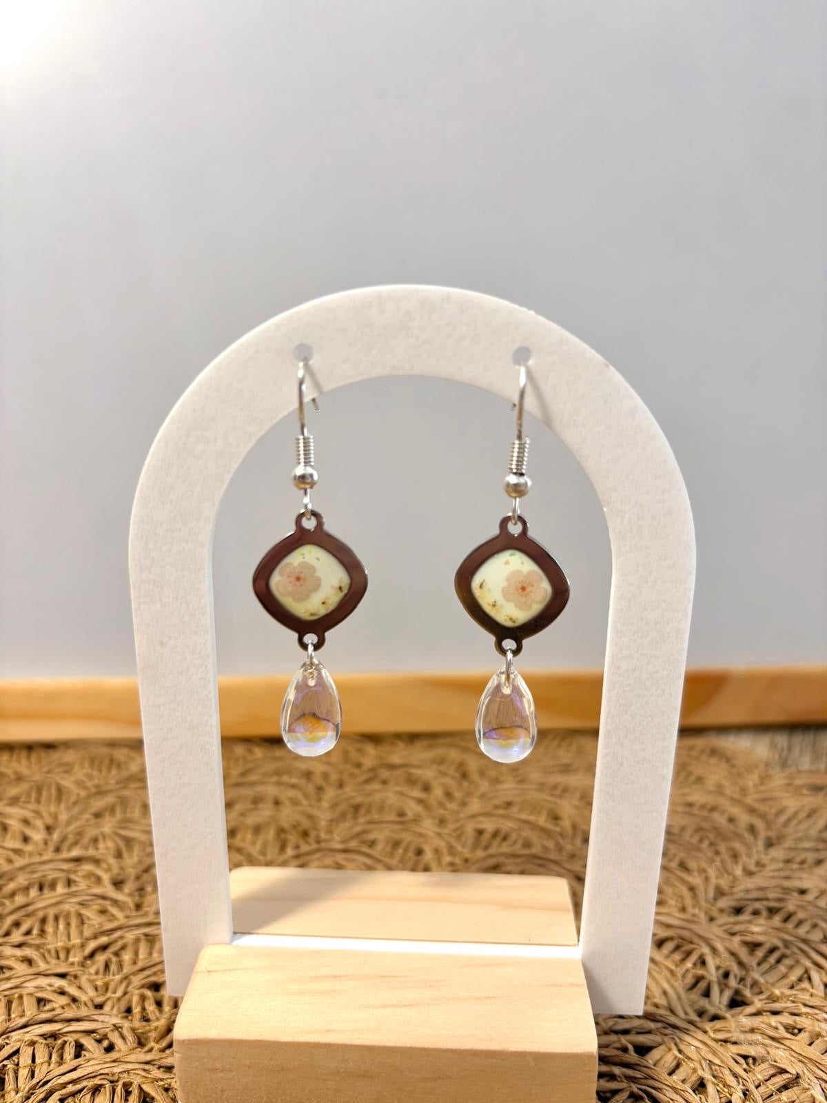 Boucles d’oreilles « Murmure floral »