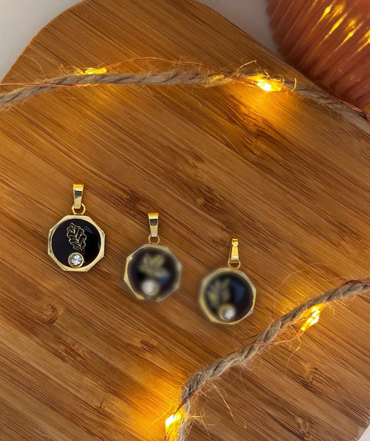 "Golden Autumn Leaf" Necklace