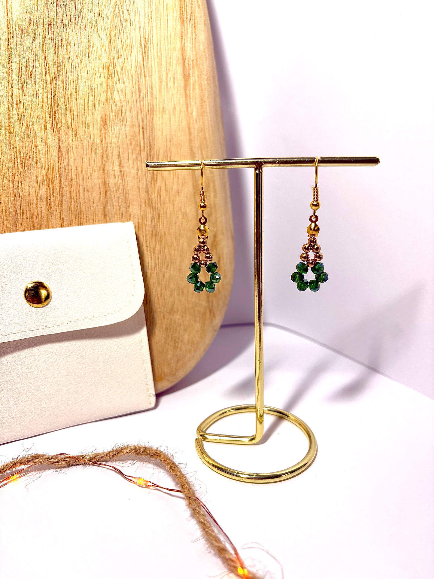 Boucles d’oreilles “Éclats Cristallins”