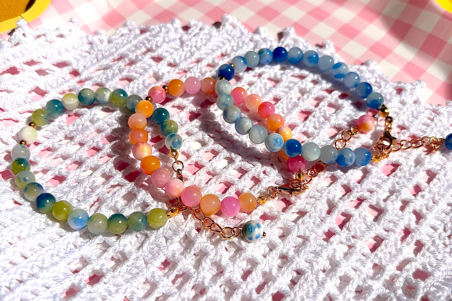 Bracelet « Symphonie d’été » Doré