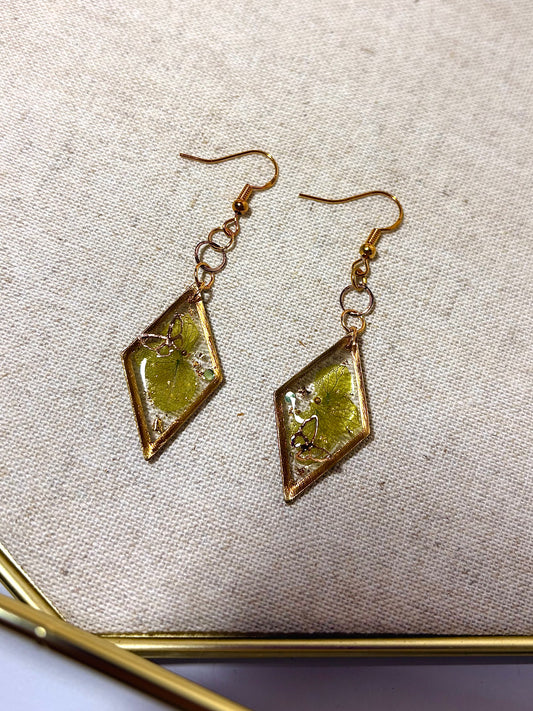 "Hydrangea Diamond" Earrings