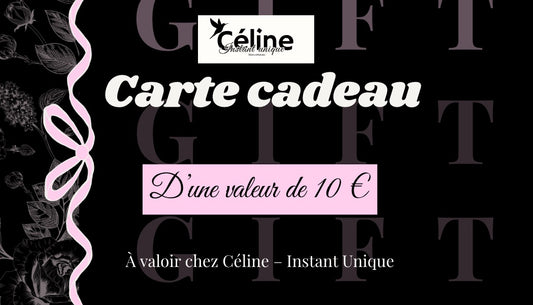 Carte cadeau Céline instant unique