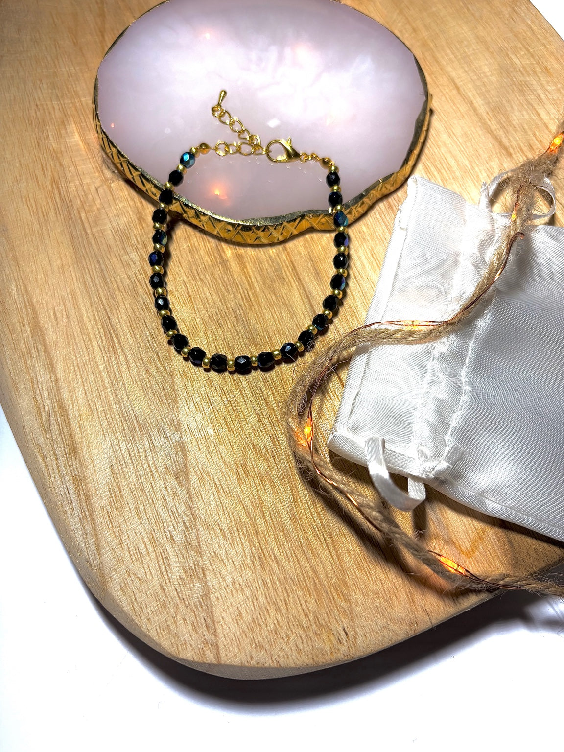 Bracelet "Brillance Subtile"Doré