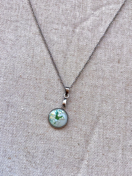 Collier « Clochettes du bonheur » argenté