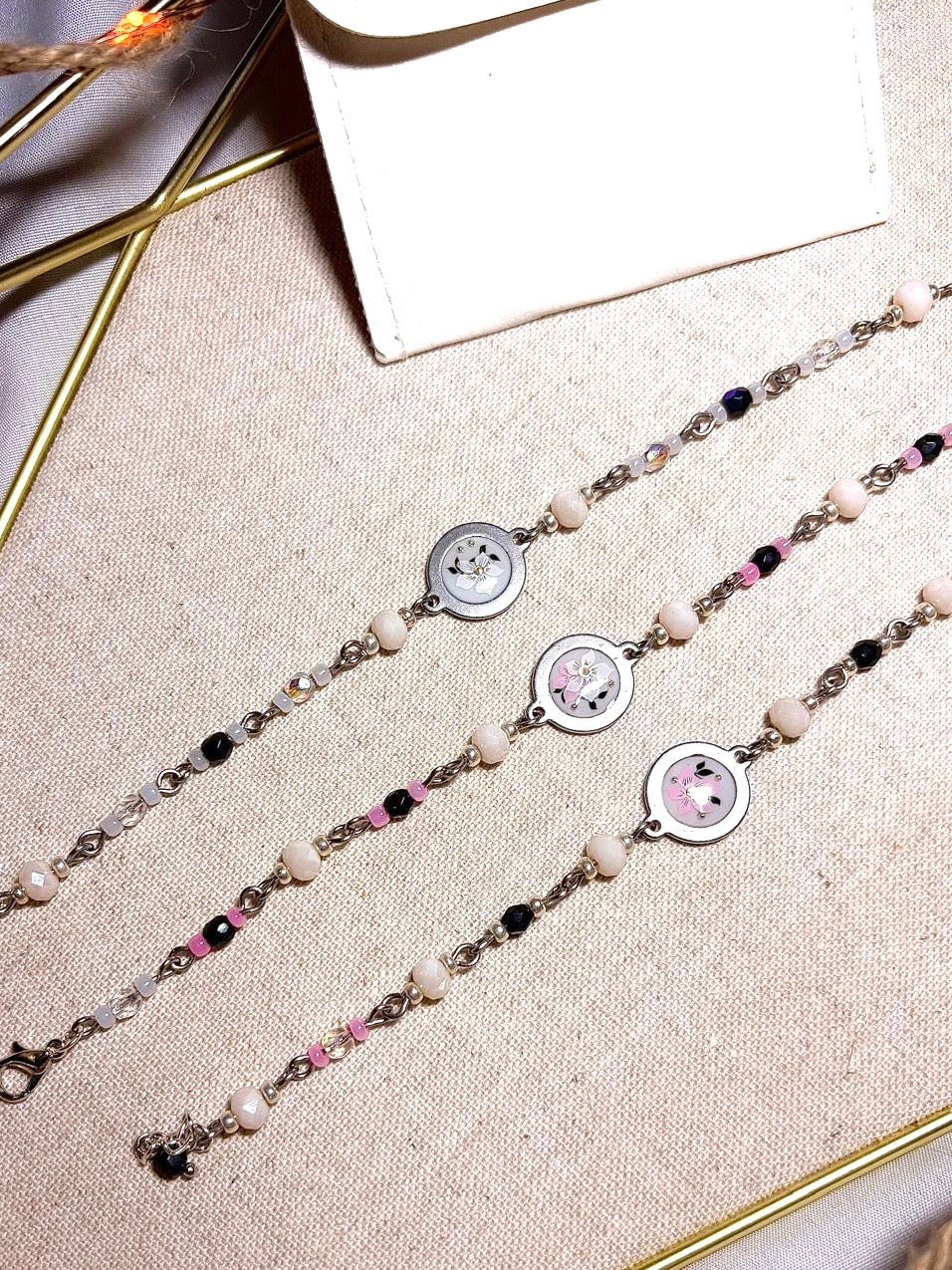 Bracelet « Lumière de Sakura »