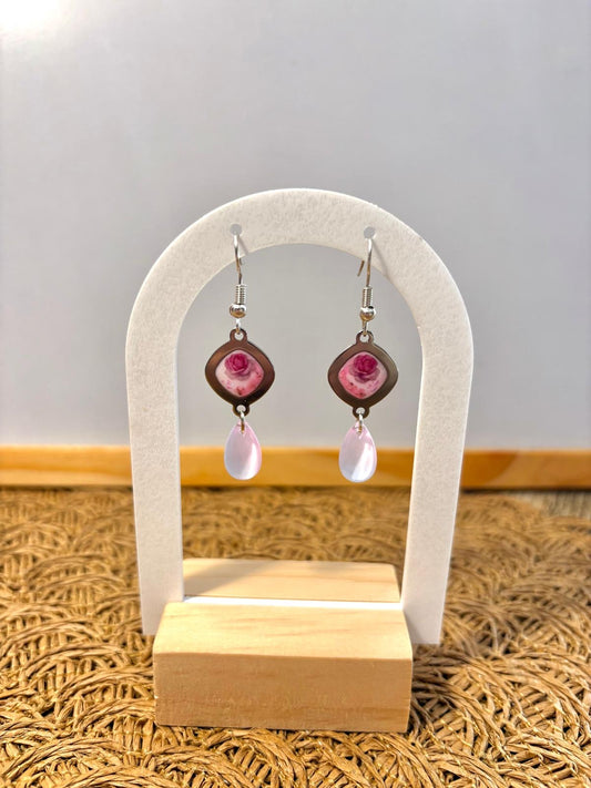 Boucles d’oreilles « Murmure floral »