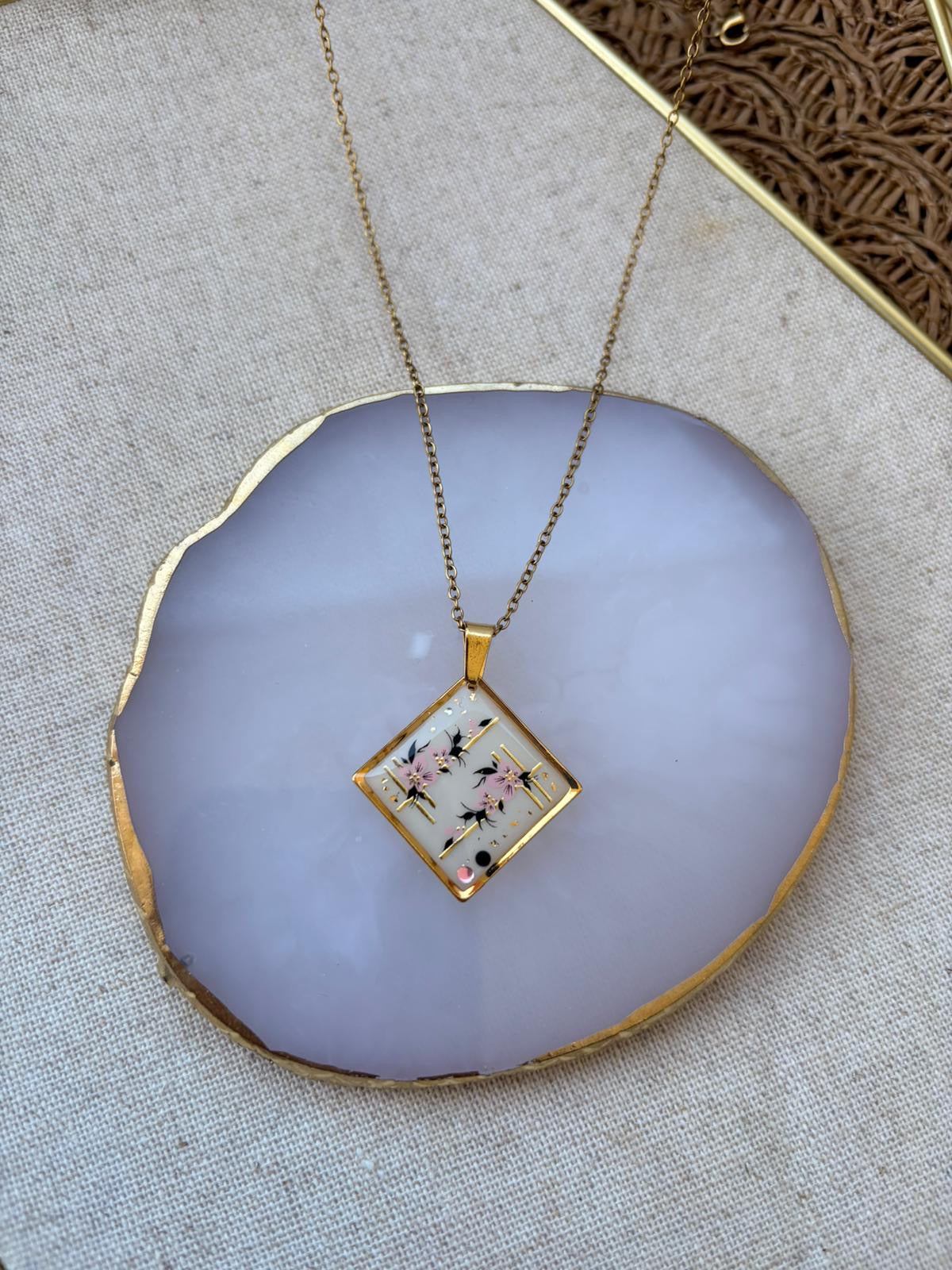 Collier « Lumière de Sakura »