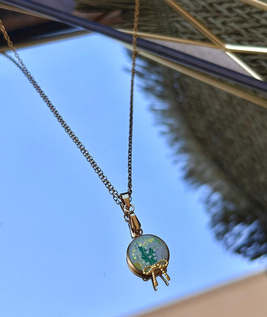 Collier « Clochettes du bonheur » Doré