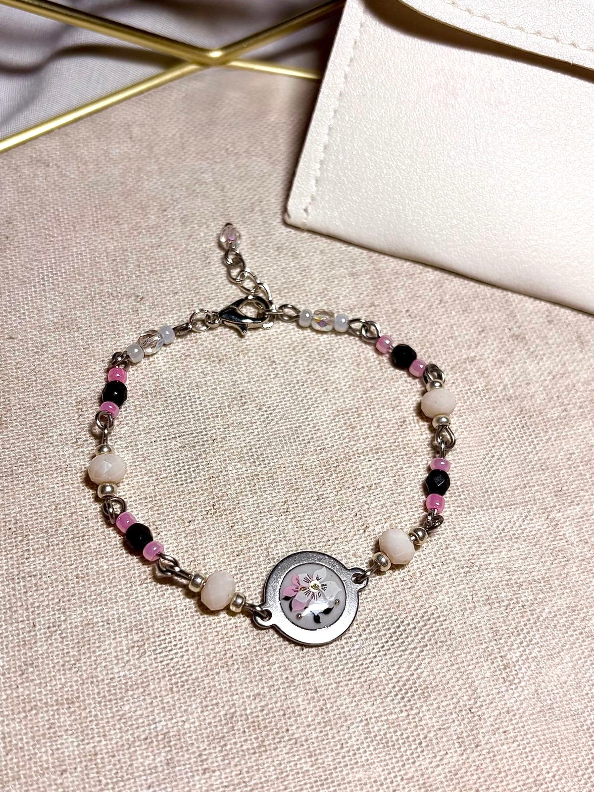 Bracelet « Lumière de Sakura »