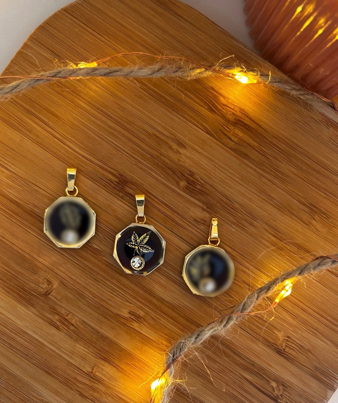 "Golden Autumn Leaf" Necklace