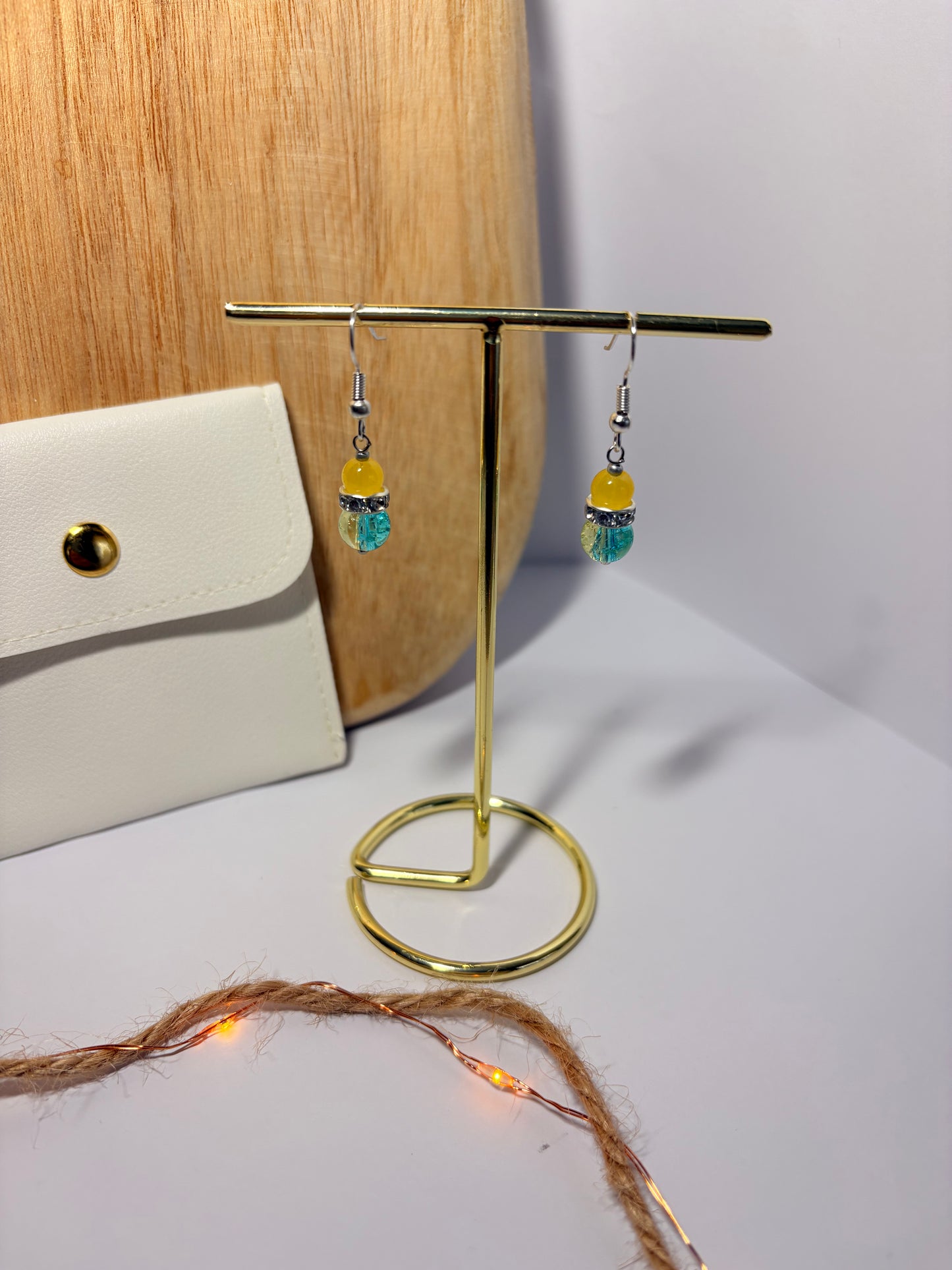 Boucles d'oreilles "Éclat de Perle" / brillant