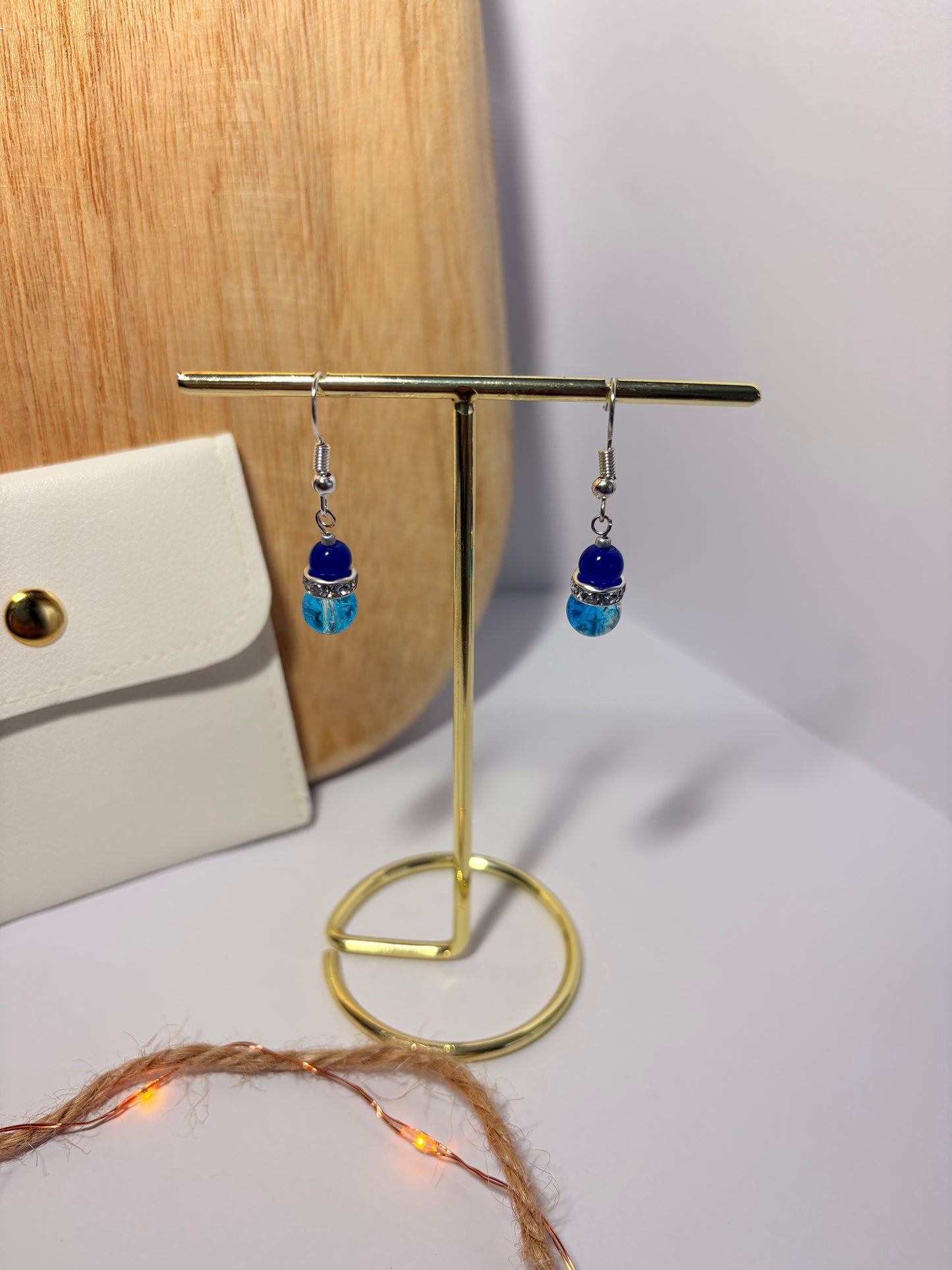 Boucles d'oreilles "Éclat de Perle" / brillant