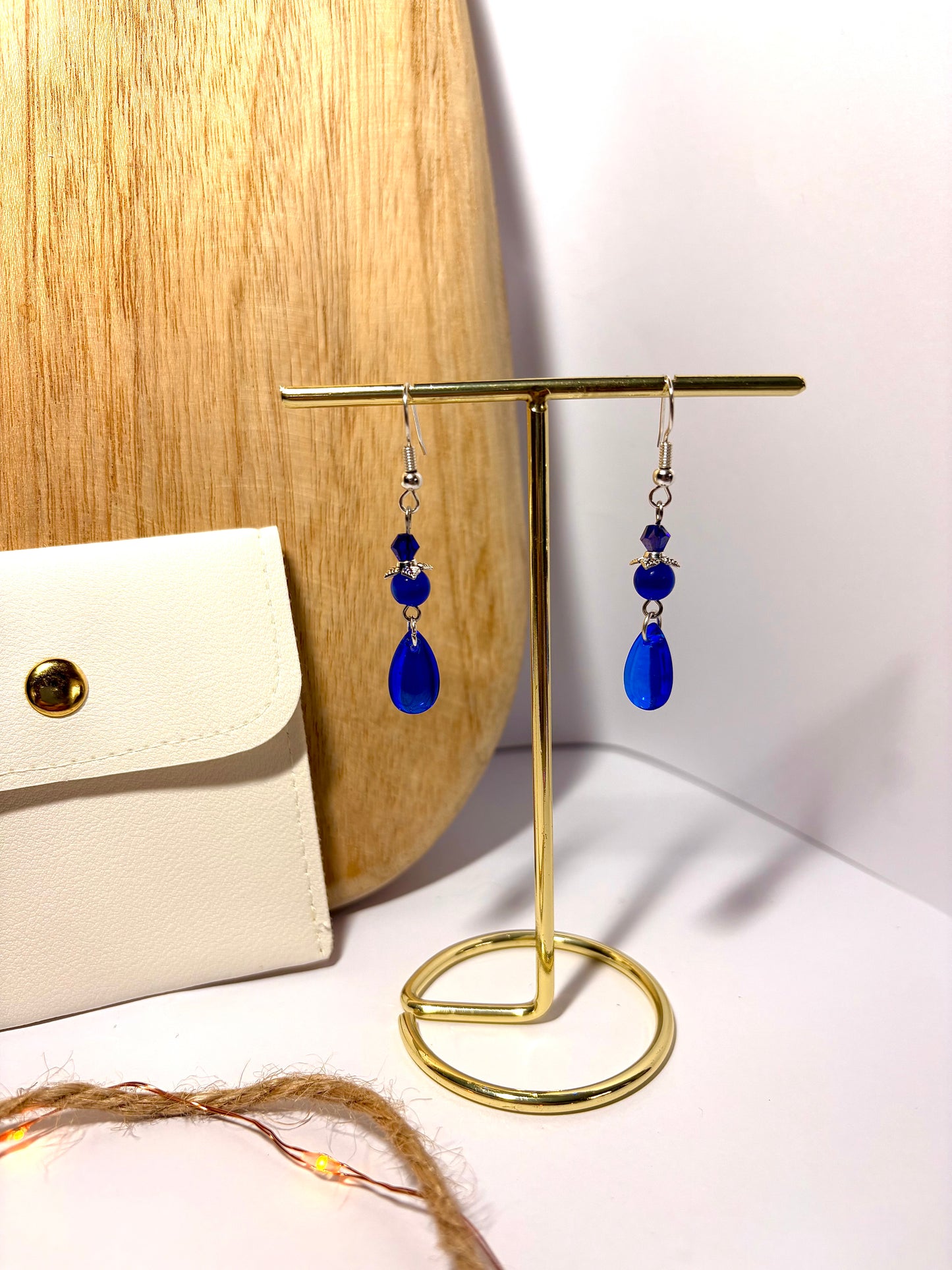 Boucles d’oreilles “Goutte Cristalline”
