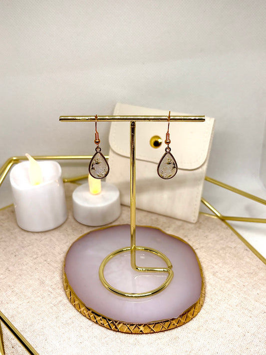 Boucles d’oreilles "Fleur de Lilas"