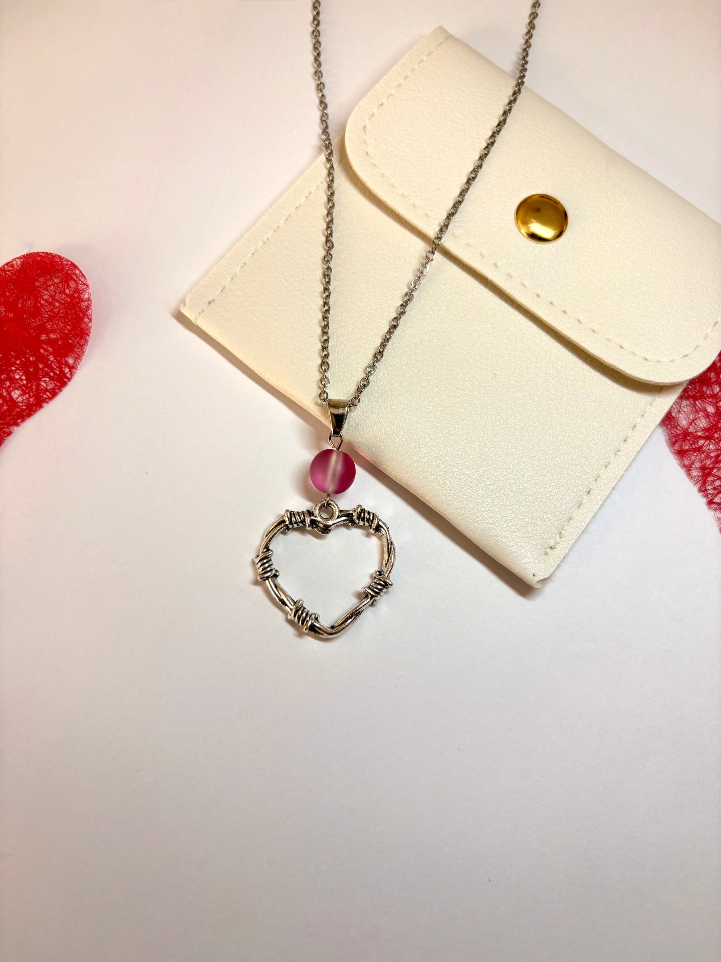 Collier cœur “Étreinte”