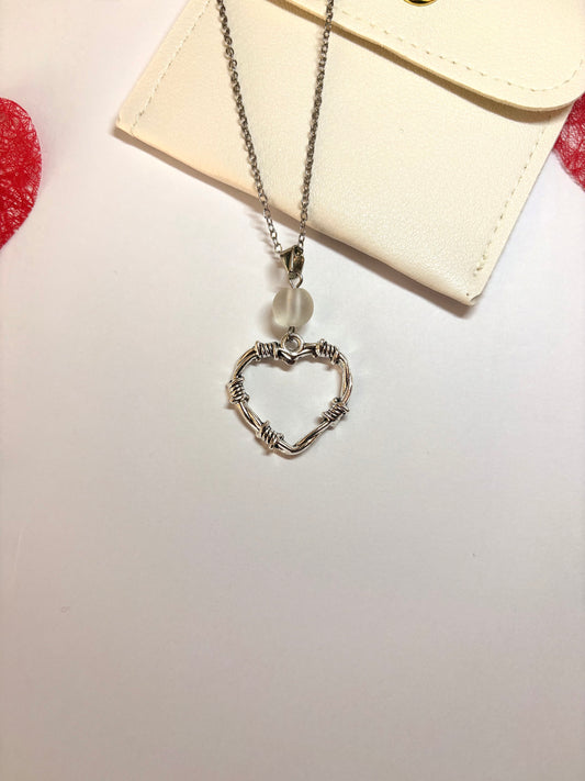 Collier cœur “Étreinte”