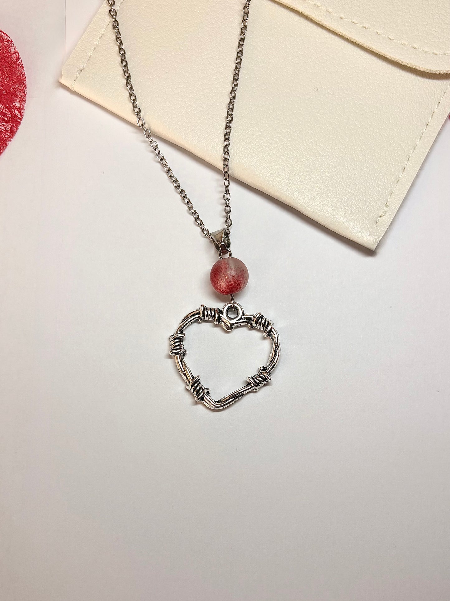 Collier cœur “Étreinte”