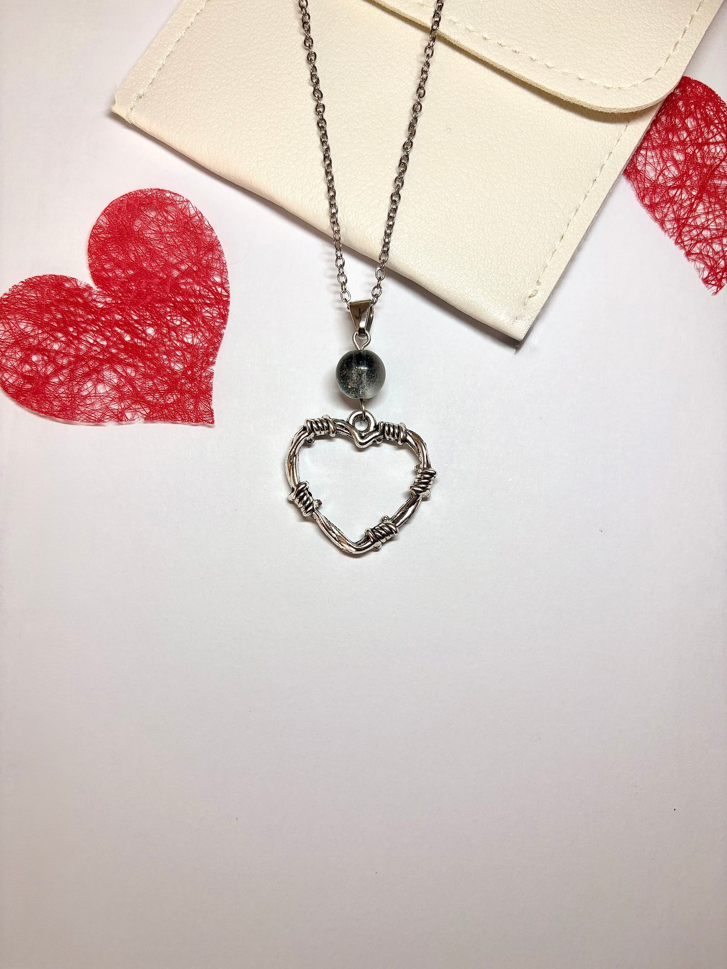 Collier cœur “Étreinte”